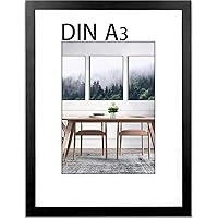 wyewye A3 bilderrahmen holz, Mit Plastic glass front, Wandmontage ...